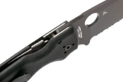Spyderco Shaman C229GSBK Serrated Couteau De Poche, Sal Glesser Design -Vic Boutique SPC229GSBK 06 spyderco spc229gsbk 06