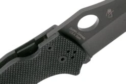 Spyderco YoJumbo Black C253GPBBK Black G10 Couteau De Poche, Michael Janich Design -Vic Boutique SPC253GPBBK 06 spyderco