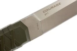 Steel Will Courage 311 Couteau Fixe, Vert -Vic Boutique SWK 311 04 steel will swk 311 04