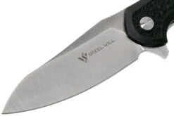 Steel Will Modus F25-11 Black FRN, D2 Blade, Couteau De Poche -Vic Boutique SWK F25 11 03 steel will