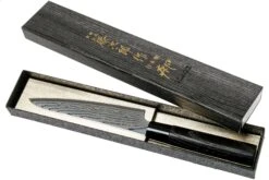 Tojiro Shippu Black Damascus Couteau Universel 13 Cm, FD-1592 -Vic Boutique TJFD 1592 08 tojiro sippu black
