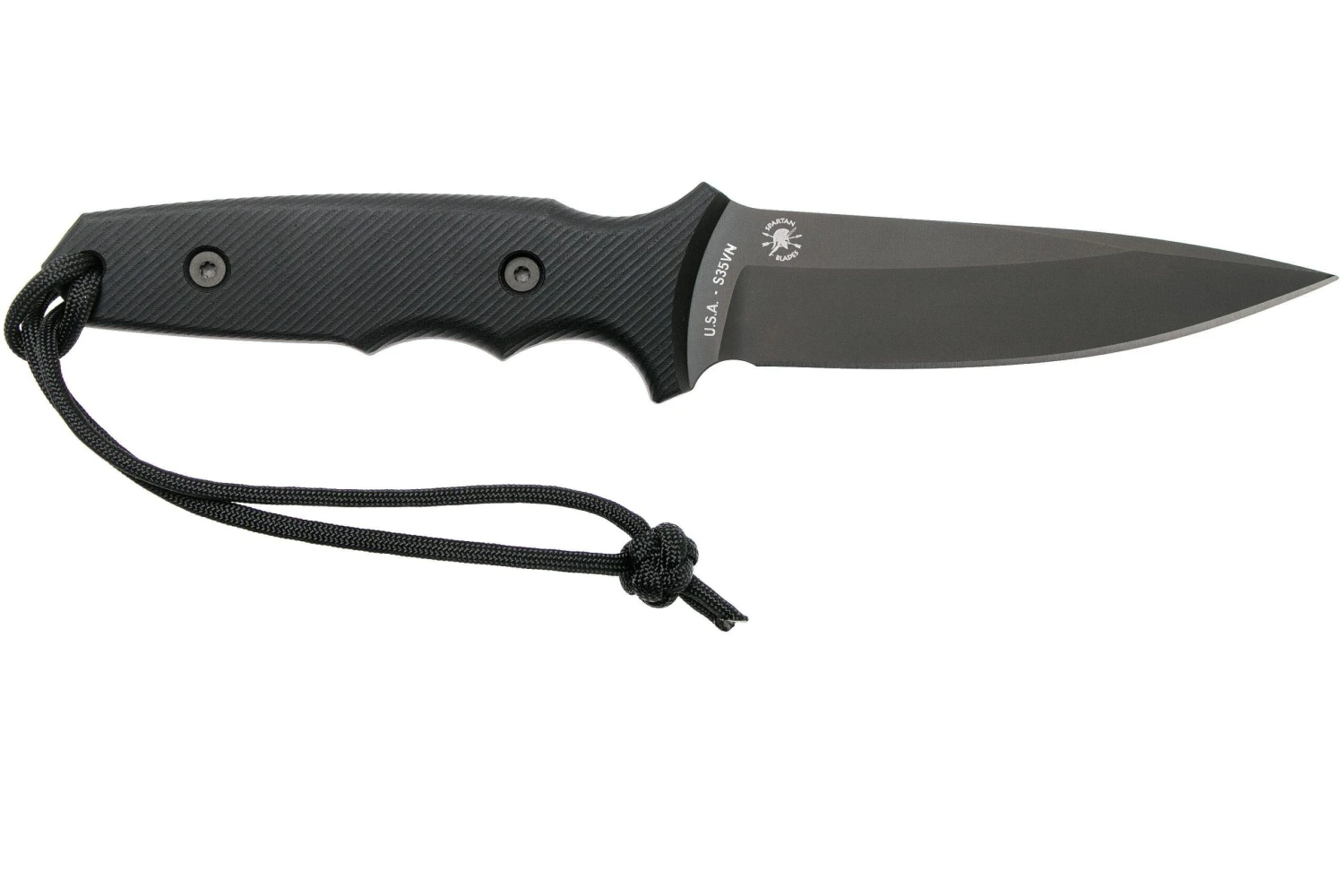 Spartan Blades Harsey TT Tactical Trout, Black, Couteau à Lame Fixe 4 Spartan Blades Harsey TT Tactical Trout, Black, Couteau à Lame Fixe – Image 2
