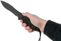 Spartan Blades Ronin Shinto, Black Blade, Black Handle, Couteau Outdoor -Vic Boutique USSB47BKBKNLBK 06 spartan blades