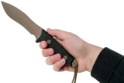 Spartan Blades Ronin Shinto, FDE Blade, Black Handle, Couteau Outdoor -Vic Boutique USSB47DEBKNLTN 06 spartan blades