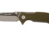 Viper Storm V5954GG Green G10 - Satin, Rick Hinderer Design -Vic Boutique VPV5954GG 01 viper storm vpv5954gg 01