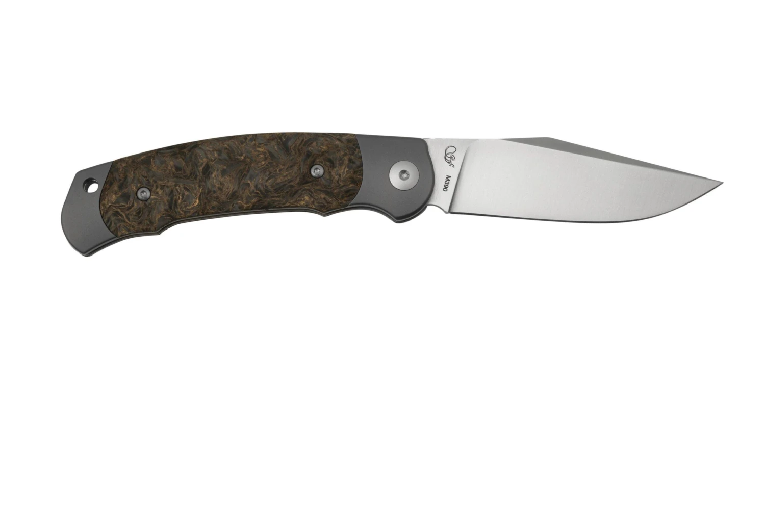 Viper Twin, V6002FCG, Satin M390, Couteau De Poche Gold Dark Matter, Fabrizio Silvestrelli Design 4 Viper Twin, V6002FCG, Satin M390, Couteau De Poche Gold Dark Matter, Fabrizio Silvestrelli Design – Image 2