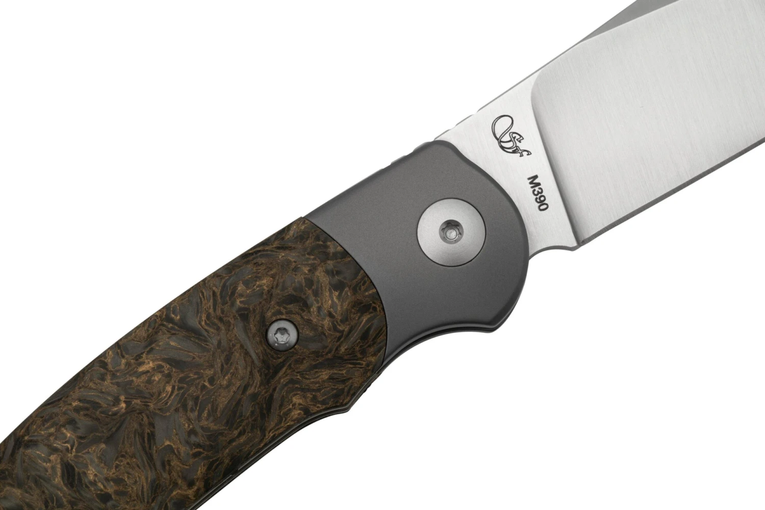 Viper Twin, V6002FCG, Satin M390, Couteau De Poche Gold Dark Matter, Fabrizio Silvestrelli Design 7 Viper Twin, V6002FCG, Satin M390, Couteau De Poche Gold Dark Matter, Fabrizio Silvestrelli Design – Image 5