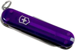 Victorinox Classic SD Translucent Colors, Persian Indigo 0.6223.T29G Couteau Suisse -Vic Boutique VT0 6223 T29G 04 victorinox