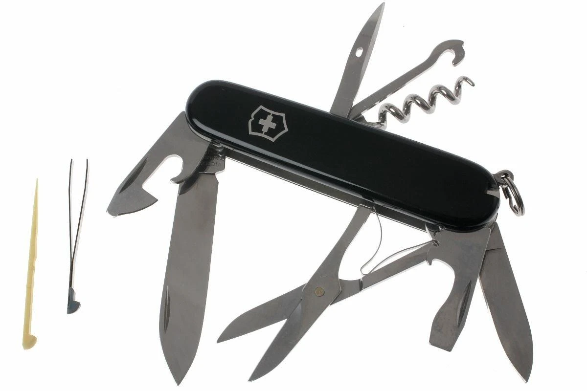 Victorinox Climber, Noir 1.3703.3, Couteau Suisse 3 Victorinox Climber, Noir 1.3703.3, Couteau Suisse