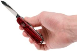 Victorinox Climber Rouge Transparent 1.3703.T Couteau Suisse -Vic Boutique VT1 3703 T 06 victorinox vt1 3703 t 06