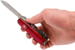 Victorinox Huntsman Lite Rouge Transparent 1.7915.T Couteau Suisse -Vic Boutique VT1 7915 T 07 victorinox vt1 7915 t 07