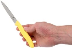 Victorinox SwissClassic Couteaux à Légumes Jaunes 10 Cm, Set De 2 Dont 1 Normal Et 1 Dentelé, VT6-7796-L8B 12 Victorinox SwissClassic Couteaux à Légumes Jaunes 10 Cm, Set De 2 Dont 1 Normal Et 1 Dentelé, VT6-7796-L8B -Vic Boutique VT6 7796 L8B 05 victorinox swissclassic