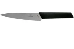 Victorinox Swiss Modern Couteau D'office 15 Cm, Noir