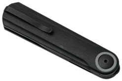 WE Knife Eidolon Drop Point, Integral Black G10 WE19074A-D Couteau De Poche, Justin Lundquist Design -Vic Boutique WKWE19074A D 04 we