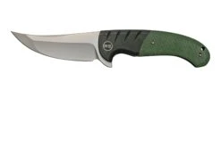 WE Knife Curvaceous WE20012-2 Black Titanium, Green Micarta Couteau De Poche, Eric Ochs Design