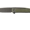 WE Knife Smooth Sentinel WE20043-4 Black Titanium Green Micarta Couteau De Poche -Vic Boutique WKWE20043 4 01 we knife