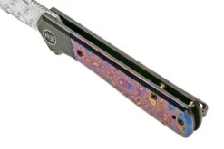 WE Knife Soothsayer WE20050-DS1 Purple Titanium/Timascus, Couteau De Poche -Vic Boutique WKWE20050 DS1 07 we