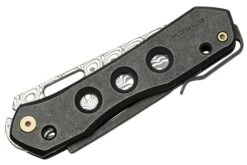 WE Knife Vision R 21031-DS1 Black Titanium, Hakkapella Damasteel Couteau De Poche, Snecx Design -Vic Boutique WKWE21031 DS1 04 weknife