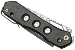 WE Knife Vision R 21031-DS1 Black Titanium, Hakkapella Damasteel Couteau De Poche, Snecx Design -Vic Boutique WKWE21031 DS1 05 weknife