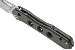 WE Knife Vision R 21031-DS1 Black Titanium, Hakkapella Damasteel Couteau De Poche, Snecx Design -Vic Boutique WKWE21031 DS1 06 weknife