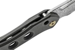 WE Knife Vision R 21031-DS1 Black Titanium, Hakkapella Damasteel Couteau De Poche, Snecx Design -Vic Boutique WKWE21031 DS1 07 weknife