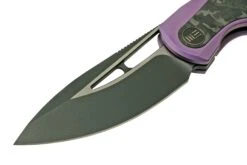 WE Knife Baloo WE21033-3 Purple Titanium/Grey Carbonfiber, Couteau De Poche -Vic Boutique WKWE21033 3 03 we