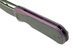 WE Knife Baloo WE21033-3 Purple Titanium/Grey Carbonfiber, Couteau De Poche -Vic Boutique WKWE21033 3 04 we