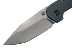 WE Knife Trogon WE22002B-1 Blue Titanium, Bead Blasted CPM 20CV Couteau De Poche -Vic Boutique WKWE22002B 1 03 weknife