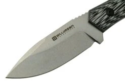 Willumsen Paragon DL22TGR Grey Black G10, AUS-8, Couteau Fixe -Vic Boutique WNDL22TGR 03 willumsen