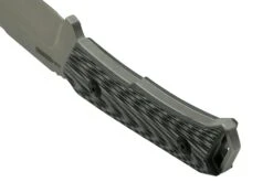 Willumsen Paragon DL22TGR Grey Black G10, AUS-8, Couteau Fixe -Vic Boutique WNDL22TGR 04 willumsen
