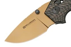 Willumsen Red E, RE21DTA Acid Desert Tan & Black, Couteau De Poche -Vic Boutique WNRE21DTA 03 willumsen