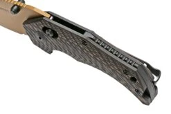 Willumsen Red E, RE21DTA Acid Desert Tan & Black, Couteau De Poche -Vic Boutique WNRE21DTA 07 willumsen