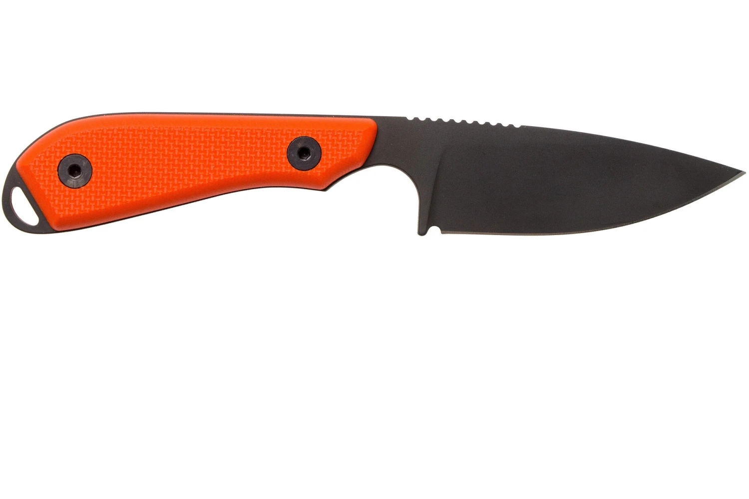 White River Knives M1 Backpacker Pro Orange G10, Black Ionbond Couteau Fixe, étui Kydex 4 White River Knives M1 Backpacker Pro Orange G10, Black Ionbond Couteau Fixe, étui Kydex – Image 2