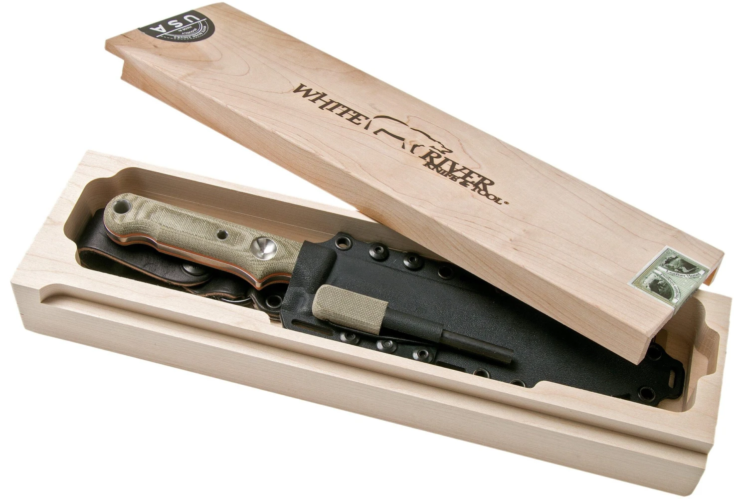 White River Knives FC7 Firecraft Couteau De Survie, étui Kydex Avec Pierre à Feu 11 White River Knives FC7 Firecraft Couteau De Survie, étui Kydex Avec Pierre à Feu – Image 9